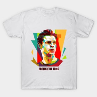 Frenkie De Jong WPAP colourfull T-Shirt